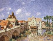 Alfred Sisley The Bridge at Moret France oil painting artist